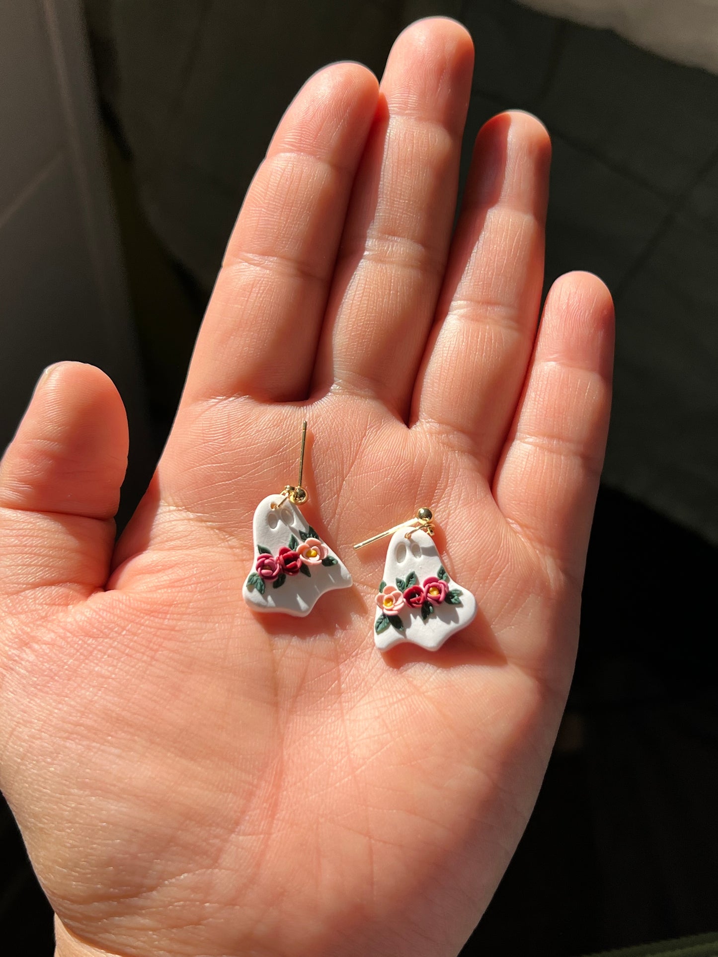 Floral Waistband Ghost Dangles