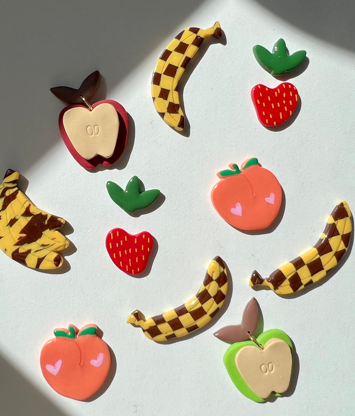 apple of my eye earrings - red