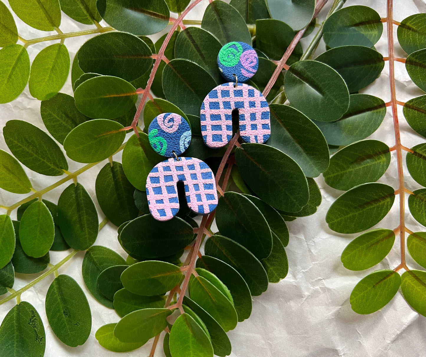 Funky Picnic Arch Earrings