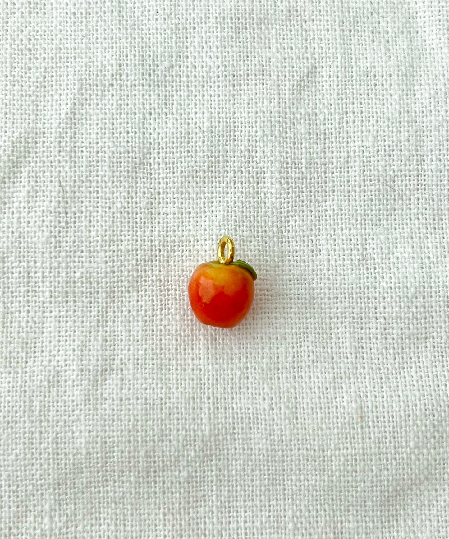 Honey Crisp Apple - Food Charm Hoop or Dangle Earrings