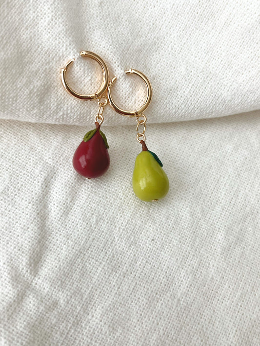 Food Charm Hoop or Dangle Earrings