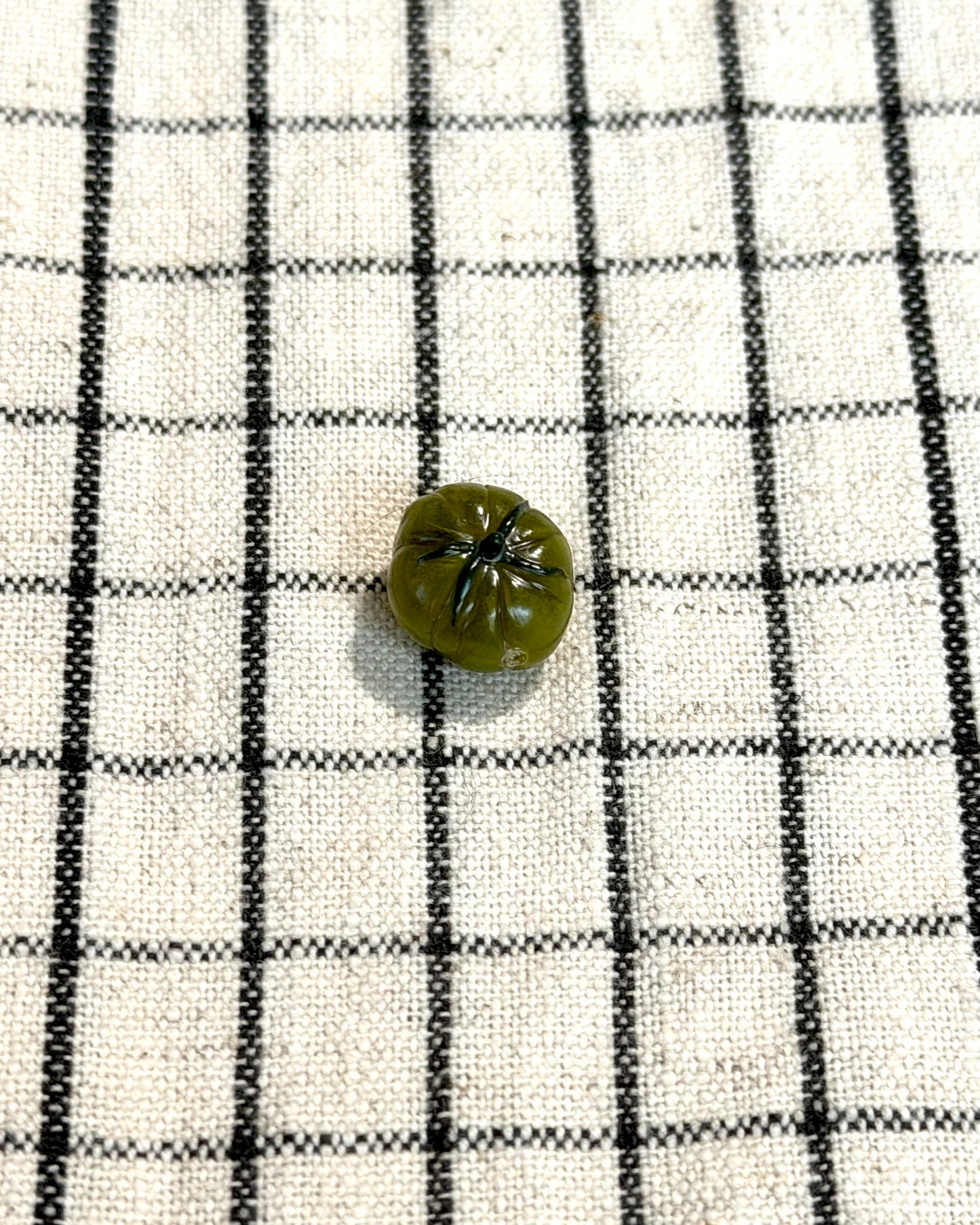 Green Heirloom Tomato Earrings (Pre-Order)