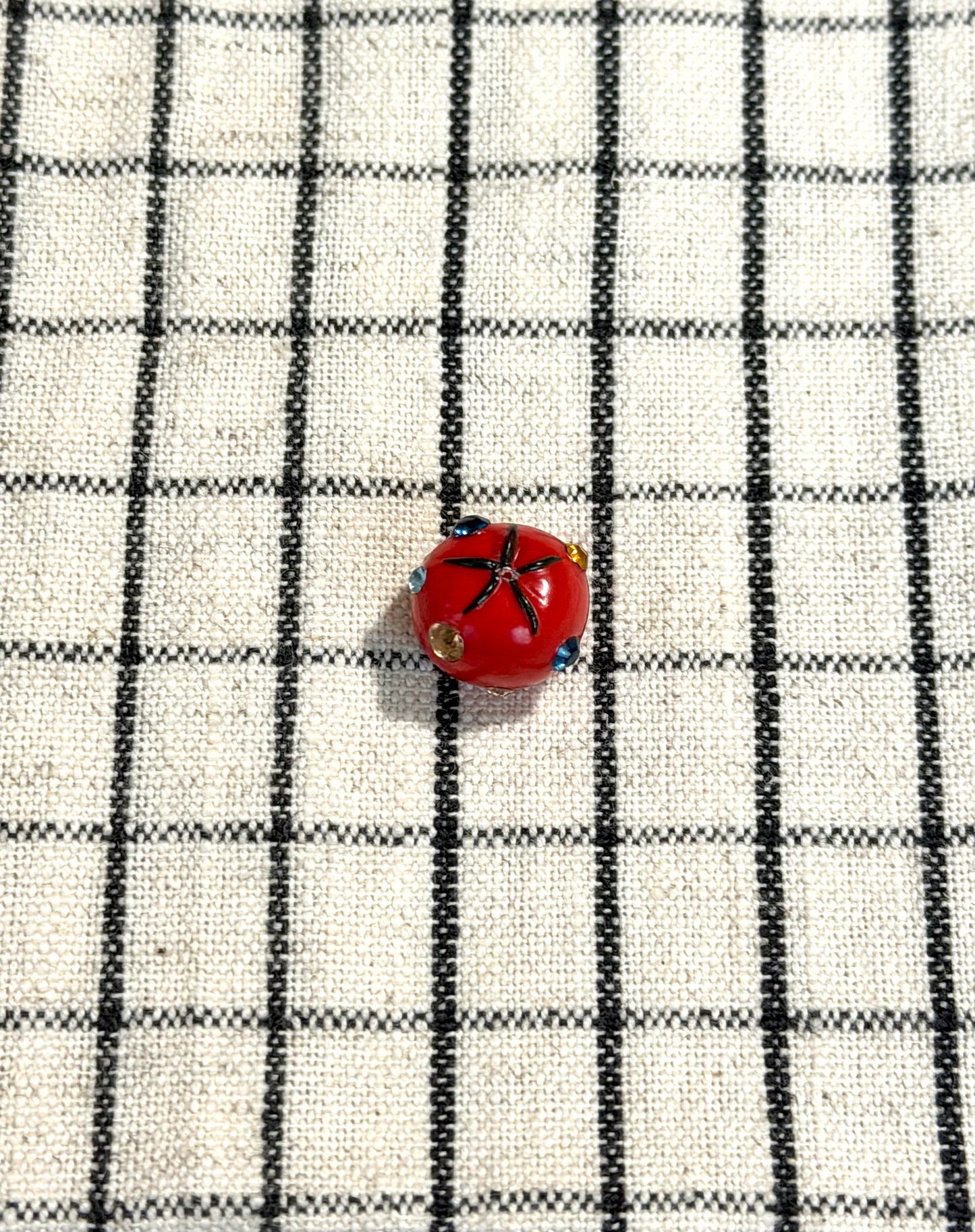 Gemmed Tomato Earrings (Pre-Order)