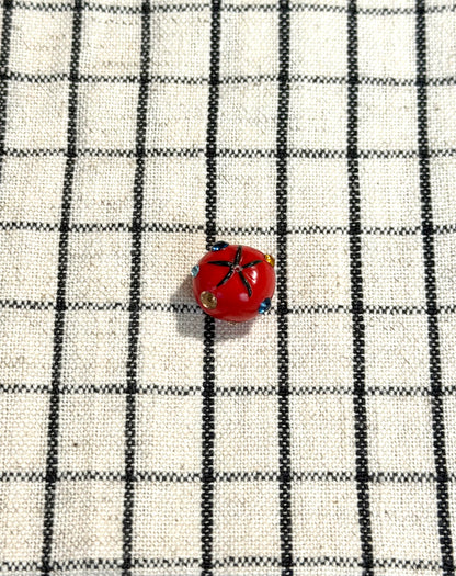 Gemmed Tomato Earrings (Pre-Order)