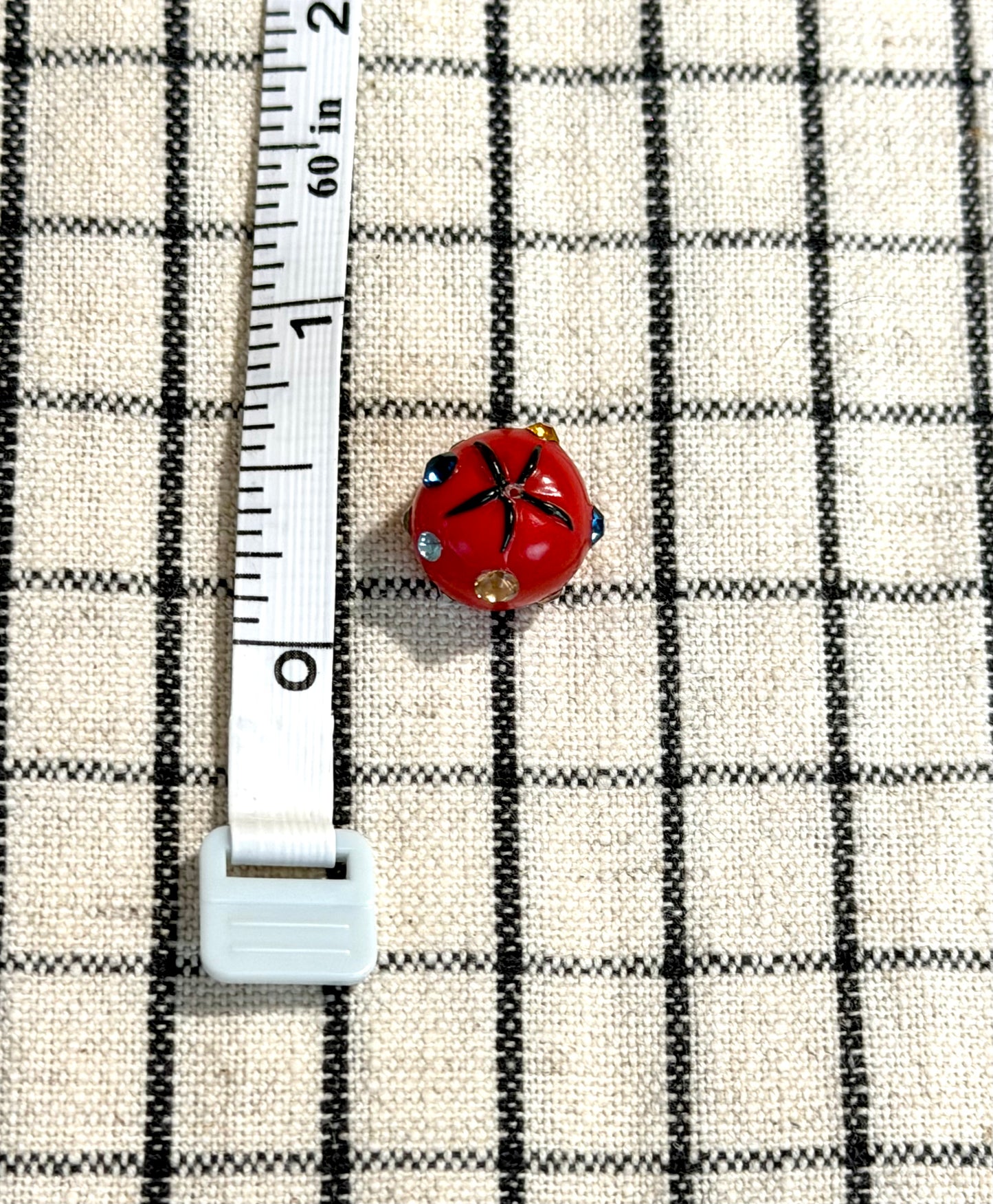 Gemmed Tomato Earrings (Pre-Order)