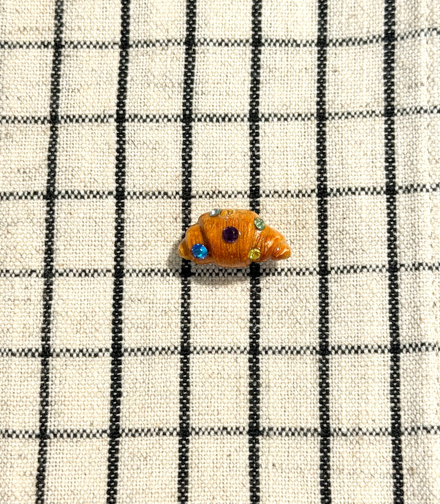 Gemmed Croissant Earrings (Pre-Order)