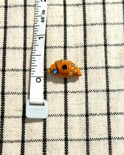 Gemmed Croissant Earrings (Pre-Order)