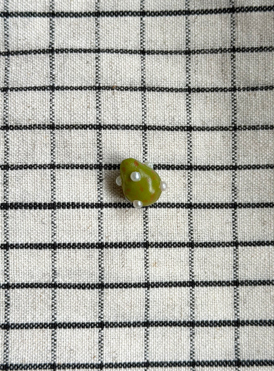 Pearly Bartlett Pear Earrings (Pre-Order)