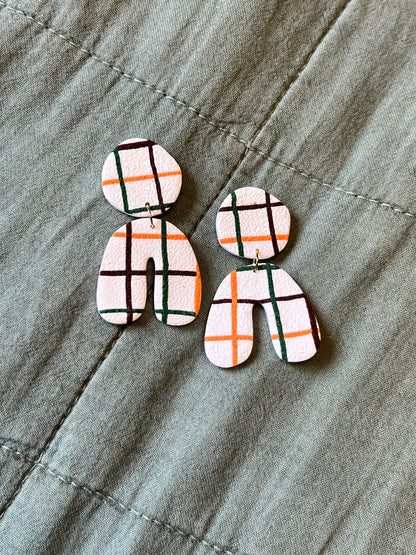 Fall Lines (thin) Curvy Arch Dangles