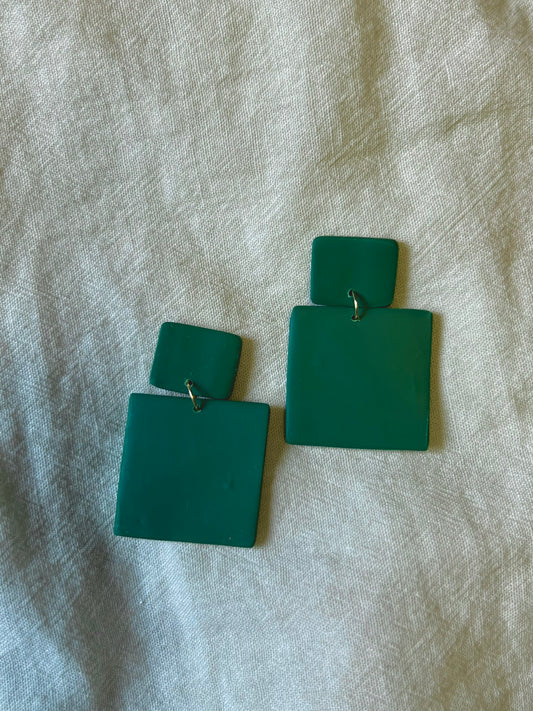 Forrest Green Square Dangles
