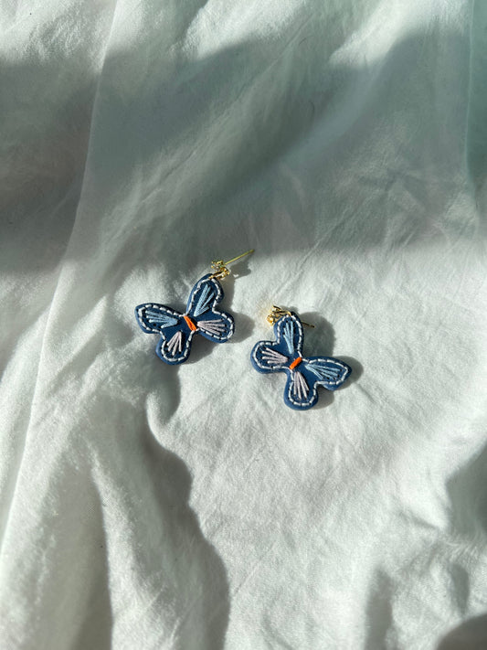 blue butterflies│the hand sewn collection