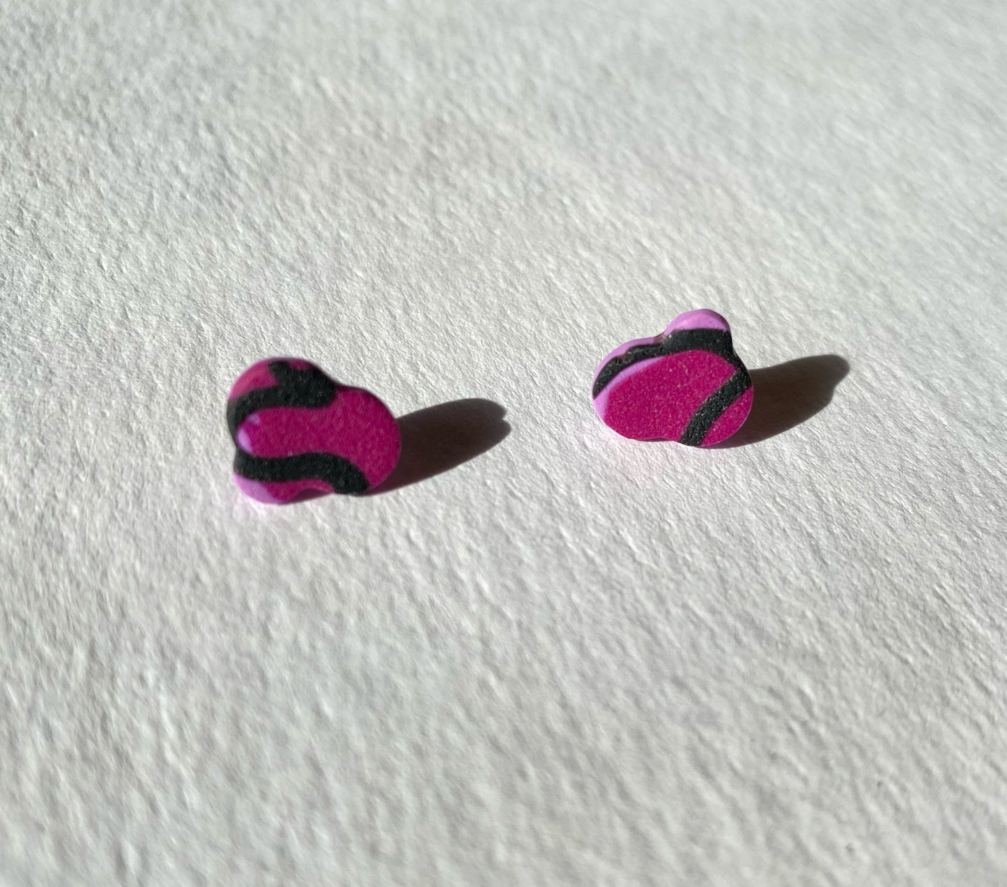 colorful on lavender baby bubble studs